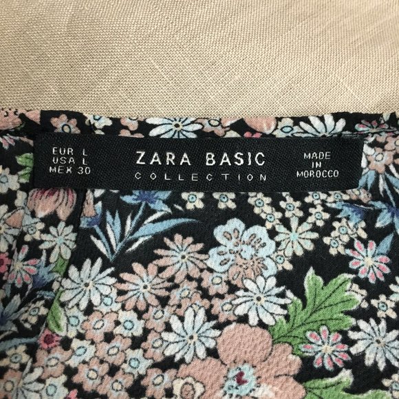 ZARA BASIC Floral Blouse - Picture 8 of 8